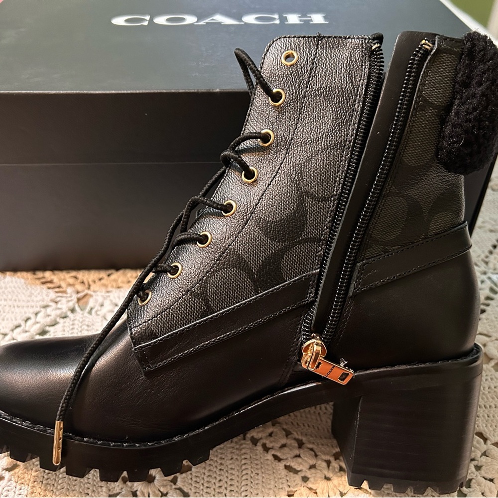 JILL LEATHER BOOT BLACK US 7.5 B Never worn still brand new. - Picture 6 of 13